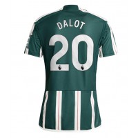 Manchester United Diogo Dalot #20 Bortatröja 2023-24 Kortärmad